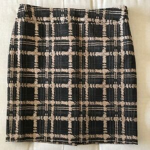 Ann Taylor checkered skirt
